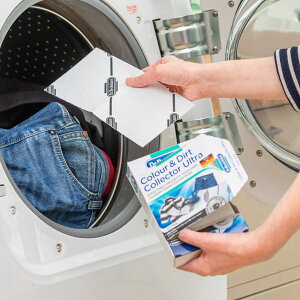 Dr.Beckmann ベックマン 色移り防止シート 10枚入り カラー&ダートコレクター ウルトラ ( 洗濯 洗濯用品 色移り 色移り防止 対策 色移り対策 シート 厚手 衣類ケア 一緒に洗濯 色物 洗濯物 洗