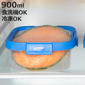保存容器 Smart Flexi スマートフレキシー 正方形 900ml （ キャニスター 食品保存容器 プラスチック容器 フードストッカー レンジ対応 食洗機対応 保存ケース 密閉 中が見える シリコン蓋 角型 4点ロック 冷蔵 冷凍 レンジ ）【3980円以上送料無料】