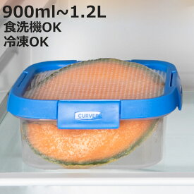 保存容器 Smart Flexi スマートフレキシー 正方形 長方形 900ml 1L 1.1L 1.2L （ 食品保存容器 プラスチック容器 フードストッカー レンジ対応 食洗機対応 キャニスター 保存ケース 密閉 中が見える シリコン蓋 角型 冷蔵 冷凍 ）【3980円以上送料無料】