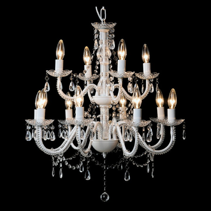 楽天市場】シャンデリア 12灯 ペンダントライト LED 対応 シンプル  