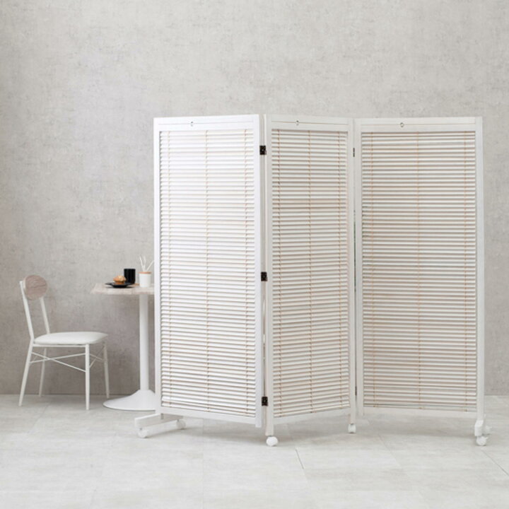 楽天市場】衝立 ルーバースクリーン ブラインド 3連 高さ165cm （ 送料 