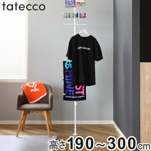 tatecco 本体 突っ張り ポール たてっこ ( 突っ張りポール たてっこポール ラック スリム 収納 突っ張り棒 隙間収納 つっぱり ホワイト すき間 隙間 タテッコ つっぱり棚 カスタマイズ 収納ラ