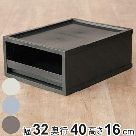 収納ケース マルチボックス トレー引き出し 靴 服 （ 幅32×奥行40×高さ16cm 収納ボックス 収納 トレー付き 日本製 衣類収納 靴箱 小物 小物入れ 積み重ね スライド式 シューズ 洋服 シャツ 小物収納 キッチン リビング 卓上 玄関 ）【3980円以上送料無料】