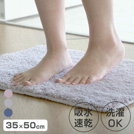 バスマット 速乾 コスモトロン（R）35×50cm （ バス マット コスモトロン 日本製 ミニ 速乾性 吸水 吸水性 滑り止め お風呂 浴室 長方形 洗濯可 丸洗い 高吸水 足ふきマット 足拭きマット カビない ）【3980円以上送料無料】