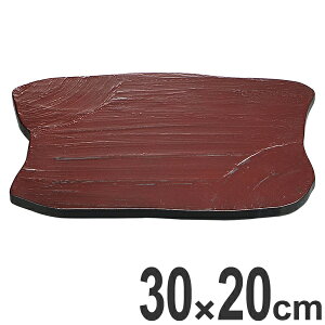 盛器 木製 尺0 乱切 長角皿 茶乾漆 ナスカ 一人用 皿 食器 越前漆器 漆塗 ( 盛り皿 お皿 盆 敷き膳 器 うつわ 和食器 漆 塗り 漆塗り 漆器 懐石 懐石料理 飲食店 料亭 旅館 大皿 角皿 )【3980円