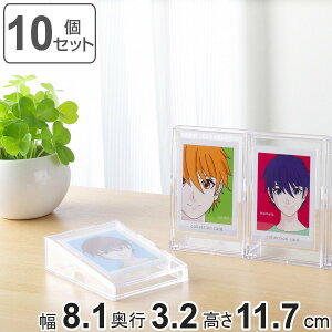 J[hfBXvCP[X 10Zbg 8.1×s3.2×11.7cm NA i J[hP[X  [ J[h ʐ^ fBXvC [P[X یX[u J[h ObY  RNV