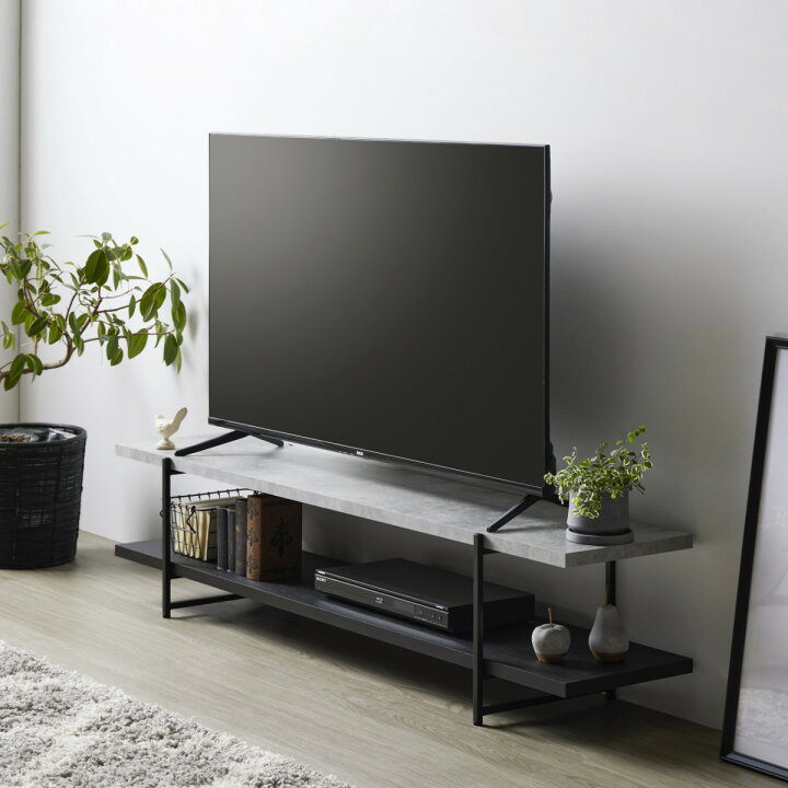 楽天市場】テレビ台 幅150cm 55型対応 ストーン調 上下組替可能 （ TV 