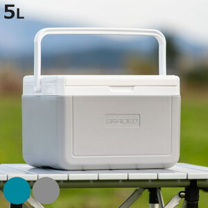 クーラーボックス 5L グラシードクーラーBOX ( 保冷 クーラーBOX 保冷ボックス クーラーバッグ 冷蔵ボックス 5リットル クーラー ボックス BOX キャンプ アウトドア ハンドル付き )【3980円以
