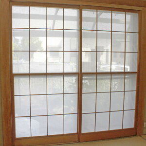 障子 レース 約 100×200cm 2枚入り お部屋が明るくなるレースの障子2 ミラー効果 張り替え簡単 ( レース障子 障子レース 障子紙 採光 破れにくい 断熱 保温 効果 省エネ エコ 自然光 換気 ポリ