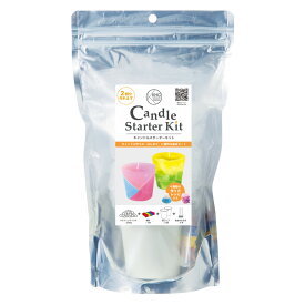 手作りキャンドル キャンドルスターターキット （ キャンドル ろうそく ロウソク 手作り キット 材料 工作キット オリジナル 工作 簡単 子ども 子供 ハンドメイド 雑貨 インテリア カメヤマキャンドル パラフィンワックス おしゃれ ） 【3980円以上送料無料】