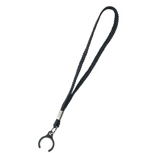 ストラップ 交換用 ワンタッチストラップ シャフト径19mm ( 杖用ストラップ 杖ストラップ ハンドループ つえひも 合 ヒモ ひも 折りたたみ杖 伸縮杖 アクセサリー ブラック 19 )【3980円以上