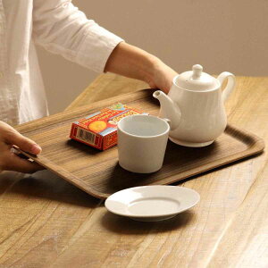KINTO キントー ノンスリップトレイ 360x280mm チーク ( 36X28cm レクタングル 木製 お盆 トレー トレイ 滑りにくい すべり止め加工 ノンスリップ プレースマット 木 天然木 すべらない キッチント