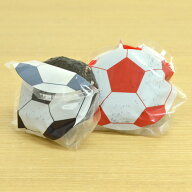 おにぎりフィルム おにぎりデコパック サッカーボール 丸型 シール付 3柄 6枚入 （ おにぎりシート おに…