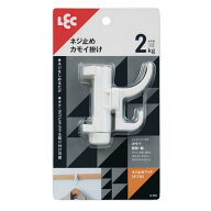 ネジ止めフック ダブル （ フック 収納 ネジ止め 鴨居 窓枠 二段 ねじ止め カモイ掛け かもい掛け 吊り下…