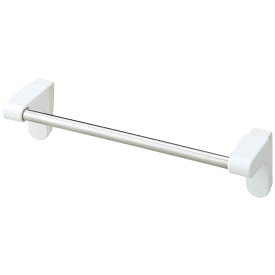 シンクドア用 タオル掛け コンパクト ホワイト （ タオルハンガー タオルバー シンクドア 扉 引出し ライン取っ手 挟む キッチン収納 タオルホルダー タオル 省スペース サビにくい ステンレスパイプ 洗面所 ）【3980円以上送料無料】