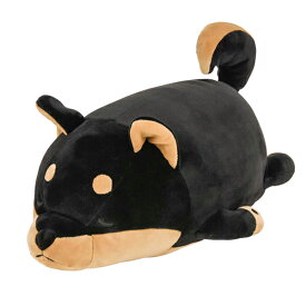 クッション 動物 ボルスター マシュマロアニマル 犬 コテツ （ ぬいぐるみ 抱き枕 抱きまくら ヌイグルミ イヌ 柴犬 シバ 柴 黒柴 黒 もちもち ふわふわ 洗える 洗濯 手洗い かわいい ）【3980円以上送料無料】