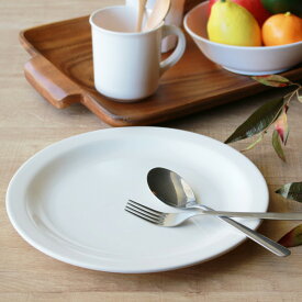 プレート 26cm プラスチック 軽量 皿 食器 洋食器 （ 大皿 白い食器 メラミン お皿 割れにくい 平皿 メイン皿 丸 白 盛皿 ワンプレート メラミン食器 ）【3980円以上送料無料】