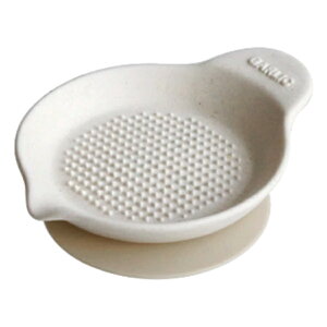 にんにくおろし器 陶磁器 白磁 SALIU すべり止めシリコンシート付き 日本製 ( おろし器 ニンニクおろし にんにく 大蒜 おろし金 白 食洗機対応 電子レンジ対応 キッチンツール キッチン用品