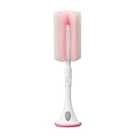 哺乳瓶ブラシ 置くだけたっち スポンジ プラスチックびん用 （ 哺乳びんブラシ グラスブラシ 哺乳びん ほ…