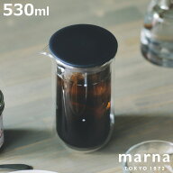 【レビュー特典付き】 marna マーナ Readyto ダブルウォールカラフェ 530mL K794 （ 冷水筒 530ml 電子レ…