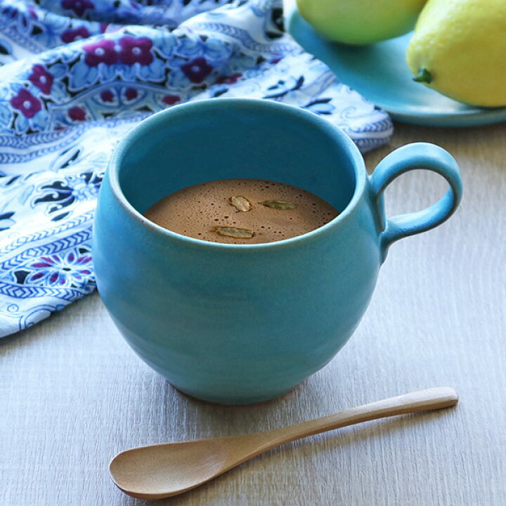 楽天市場 マグカップ 470ml Blueシリーズ 陶器 食器 笠間焼 日本製 食洗機対応 電子レンジ対応 マグ コップ カップ 洋食器 青 トルコブルー 大きい おしゃれ 3980円以上送料無料 お弁当グッズのカラフルボックス
