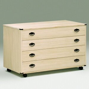 総桐チェスト 4段 クローゼット収納 キャスター付 日本製 幅100cm ( 桐タンス タンス たんす 箪笥 桐たんす 着物収納 菊 完成品 チェスト 桐 和箪笥 国産 着物 折らない 収納 衣類収納 肥前桐