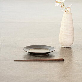 プレート 16cm M.STYLE 武蔵 ラウンドプレート 磁器 美濃焼 （ 食器 和食器 日本製 皿 食洗機対応 電子レンジ対応 中皿 丸 平皿 ラウンド 取り皿 丸皿 ケーキ パン 副菜 取皿 おしゃれ 和モダン 取り分け皿 黒 金 ）【3980円以上送料無料】