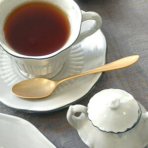 ティースプーン 14cm ヴィンテージカトラリー ステンレス 日本製 ( スプーン ステンレス製 洋食器 カトラリー コーヒースプーン 紅茶 子供用 おしゃれ 金 ゴールド ) 【3980円以上送料無料】