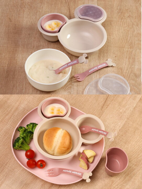 楽天市場】離乳食 食器 セット ミッキーマウス ミニーマウス ワン 