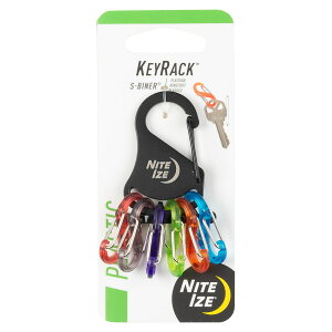 �J���r�i �L�[���b�N �i �i�C�g�A�C�Y NITEIZE KEYRACK �G�X�r�i�[ S-BINER S�r�i�[ �J���r�i�[ �L�[�z���_�[ �L�[�����O ���� �t�b�N �L�[�t�b�N �� �L�[ �L�[�A�N�Z�T���[ �L�����v �A�E�g�h�A �j 