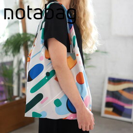 エコバッグ Notabag Tote Petra Eriksson Fruit Salad （ ノットアバッグ 折りたたみ マチ広 ブランド トート トートバッグ おしゃれ 手提げかばん 手提げ サブバッグ マイバッグ 鞄 かばん コンパクト 肩掛け 軽量 大容量 カラフル ）【3980円以上送料無料】