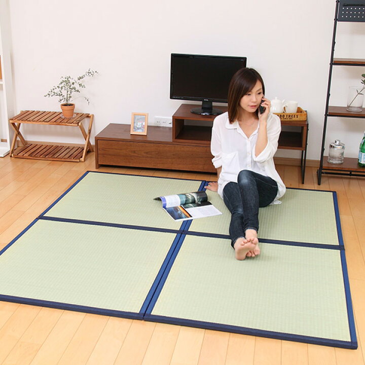 新版 オーダーメイド 畳 国産 ユニット畳 い草 8層 縦196〜220×横171〜195cm 送料無料 サイズオーダー オーダー畳 畳マット オーダー い草ラグ い草カーペット い草置き畳 システム畳 八重重ね 防音 厚み クッション性 滑り止め付き tdh-latinoamerica.de
