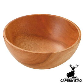 ボウル 木製 アウトドア 600ml 直径16cm ウッドブレス キャプテンスタッグ CAPTAIN STAG （ ウッドボウル ウッドボール お皿 皿 器 ボール 食器 16センチ 天然木 アウトドア食器 木の食器 木製食器 おしゃれ ） 【3980円以上送料無料】
