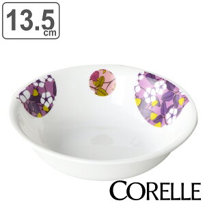ボウル 13.5cm CORELLE コレール ボンボンフレール 強化ガラス ( 食洗機対応 電子レンジ対応 オーブン対応 耐熱 サラダボウル 小鉢 取り皿 軽い 割れにくい 白い食器 シリアルボウル 取り鉢 洋