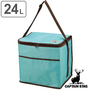 保冷バッグ 24L クーラーバッグ CSシャルマン キャプテンスタッグ ( CAPTAIN STAG 折りたたみ 保冷 ソフトクーラー コンパクト 24リットル 買い物バッグ 折り畳み ショルダーベルト 肩ひも付き