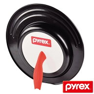 パイレックス PYREX フライパン蓋 スタンドパンカバー 24〜29cm用 シリコーン加工窓付 （ フライパンカバ…
