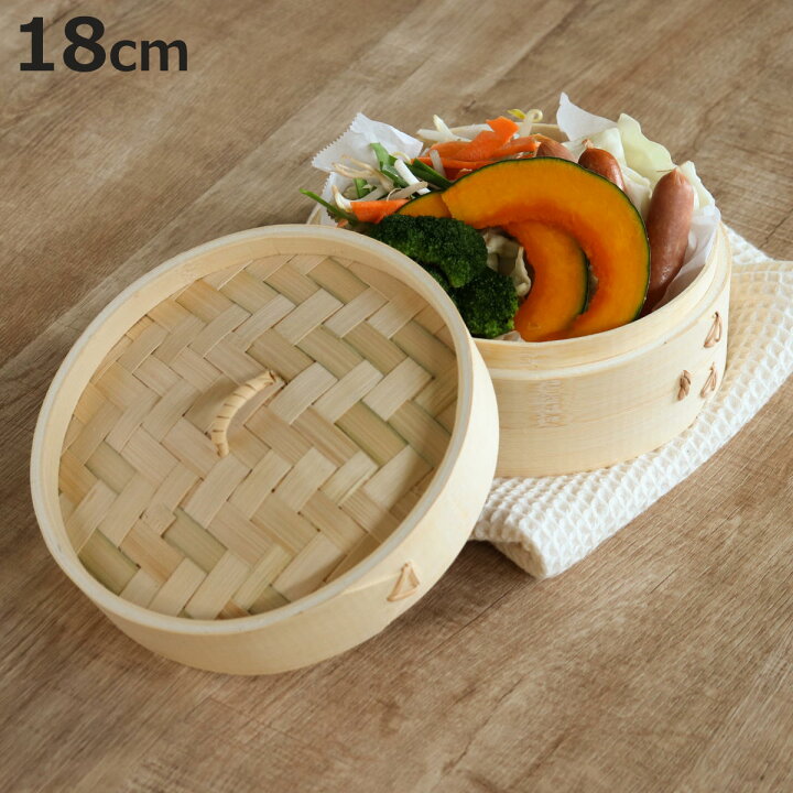 楽天市場】中華せいろ 18cm 竹製 中華家 （ 蒸し器 竹 蒸籠 セイロ 