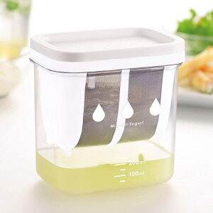 水切り容器 ヨーグルト用 メモリ付き NEW濃厚水切りヨーグルト 日本製 ( 水切り器 水切りヨーグルト ヨーグルトポット ザル グリークヨーグルト ギリシャヨーグルトメーカー 器 容器 ヘル