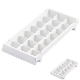 製氷皿 クーリッシュ アイストレー Mサイズ Lサイズ 21個取り 12個取り （ 製氷器 製氷型 ブロック型 氷 フタ付き 日本製 プラスチック 製氷トレー ブロックタイプ シャーベット トレー トレイ 冷凍庫 ロック アイス ）【3980円以上送料無料】