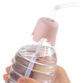 ペットボトルストロー 使っていいね！ ボトル用 のびのび ストローキャップ （ ペットボトル用 蓋付き 介護用品 リッチェル シリコーンストロー パーツ ストローホッパー 子供 おでかけ ）【3980円以上送料無料】