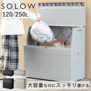 �y���r���[���T�t���z �S�~�� SOLOW 120L 250L �o�����ꂪ�X���[�Y�ȉ��O�X�g�b�J�[ �i ��^ ���ݔ� �X���� �R���p�N�g ���O �_�X�g�{�b�N�X �v���X�`�b�N �ӂ��t�� ���s45cm �y�� ��e�� ��z�{
