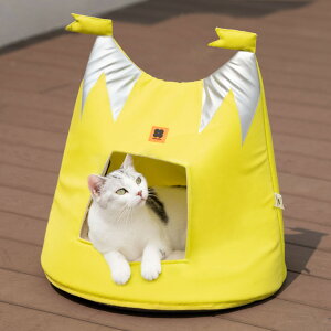 ペットハウス ミオファン サーカスハウス M ( キャットハウス 猫用 ペット用 猫ハウス ハウス おしゃれ インテリア ねこハウス クッション付き 洗える 軽量 ペット用品 )【3980円以上送料無