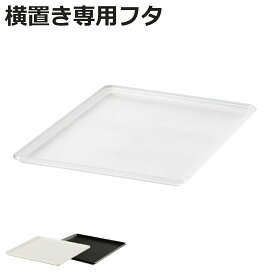 フタ 横置き インナーボックス 専用 ナチュラ クリア プレート プラスチック （ ふた 蓋 収納 トレー トレイ シンプル おしゃれ 日本製 収納ボックス カラーボックス 収納ケース 積み重ね スタッキング 小物収納 小物トレー ）【3980円以上送料無料】