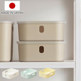 収納ケース ナチュラ インボックス ソフト スリムS 幅26×奥行19×高さ8cm （ 収納ボックス ケース ボックス 収納 小物入れ 小物収納 持ち手 取っ手 付き 小物ケース カラーボックス 浅型 ハーフ 日本製 ）【3980円以上送料無料】