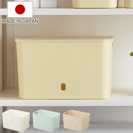 収納ケース ナチュラ インボックス ソフト ワイドL 幅38×奥行26×高さ24cm （ 収納ボックス ケース ボックス 収納 小物入れ 小物収納 持ち手 取っ手 付き 小物ケース カラーボックス インナーボックス 深型 フル 日本製 ）【3980円以上送料無料】