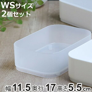収納ケース 2個入り インケースWS 小物入れ 幅11.5×奥行17×高さ5.5cm ( 収納 引き出し 仕切りケース 小物収納 収納ボックス 仕切り 小物ケース 日本製 ケース ボックス 積み重ね スタッキング