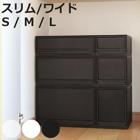 収納ケース ナチュラ クリアモジュール 小物入れ （ 収納 収納ボックス 引き出し プラスチック 仕切り 小物 BOX クリア 白 黒 スタッキング 衣類 DVD CD キッチン ）【3980円以上送料無料】