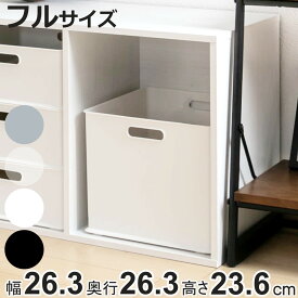 カラーボックス 横置き インナーボックス 収納 フル ナチュラ インボックス プラスチック 日本製 （ 収納ボックス 収納ケース ボックス スタッキング 引き出し 積み重ね BOX おもちゃ収納小物ケース 小物入れ 小物収納 持ち手付き ）【3980円以上送料無料】