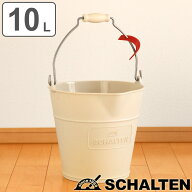 バケツ 10L SCHALTEN バケット 丸型 おしゃれ 日本製 （ シャルテン ばけつ レトロ タライ 洗車 掃除 ガ…