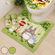 トイレマット 60×60cm となりのトトロ なかま トイレ マットトイレ トトロ ととろ ジブリ （ トイレ用マ…
